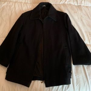 Black PeaCoat Jacket Unisex
